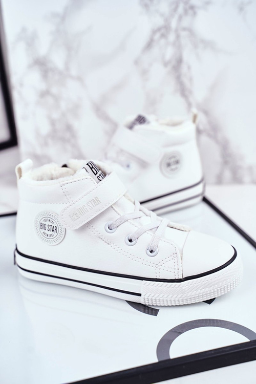Dětské Zateplené Tenisky Big Star GG374033 Bílé