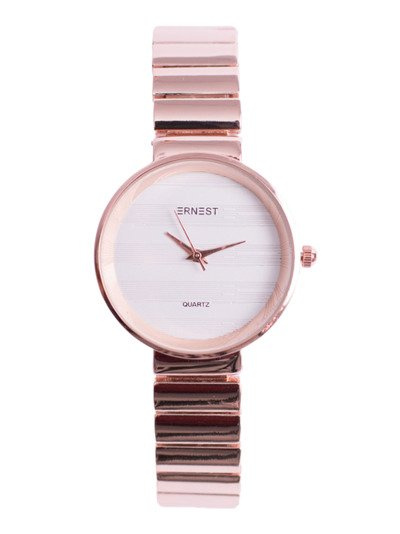 Dámské Hodinky Ernest Claudie Pink Gold White Display