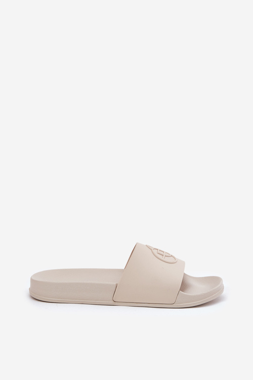 Lehké dámské sandály s dekorativním ražením béžové Isarisa