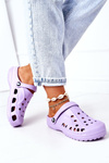 Dámske penové papuče eva fialová