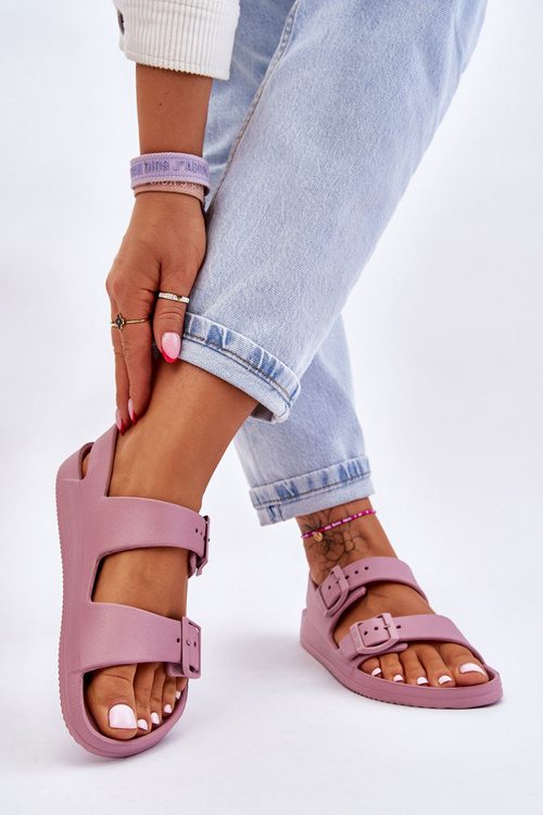 Dámske ľahké sandále Big Star LL274744 Purple