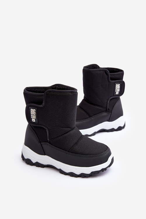 Black Big Star MM374119 Detské izolované snehové topánky