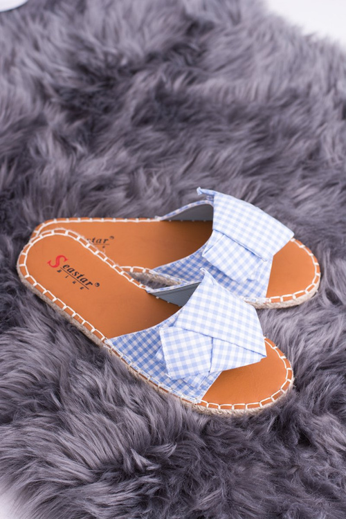 Dámské Papuče Pin-up Girl modré