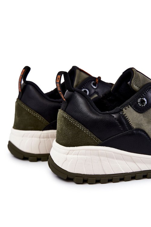 Pánska klasická športová topánka Pamäť pamäť peny Veľká hviezda KK174272 zelená