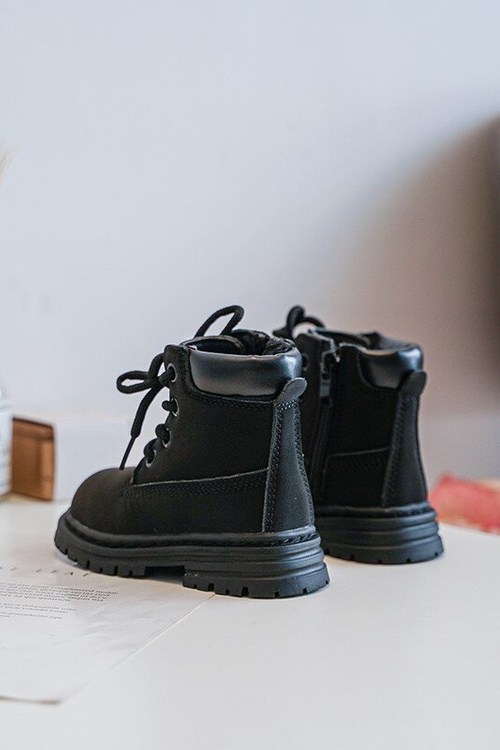 Black Bansi Zipper topánky