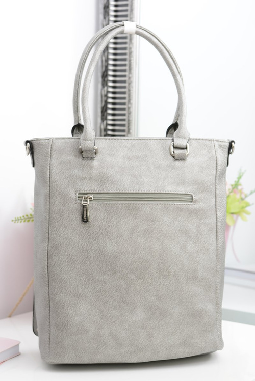 Monnari Grey Classic Bag With Rivets