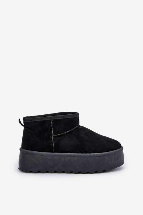 Dámske Snehule Na Platforme Čierne Ninala