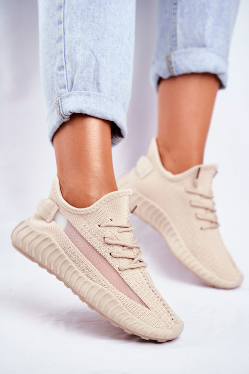 Dámská Sportovní Obuv Prodyšná Béžové Lumiere