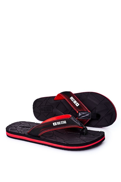 Pánske flip -flops big Star HH174820 čierna