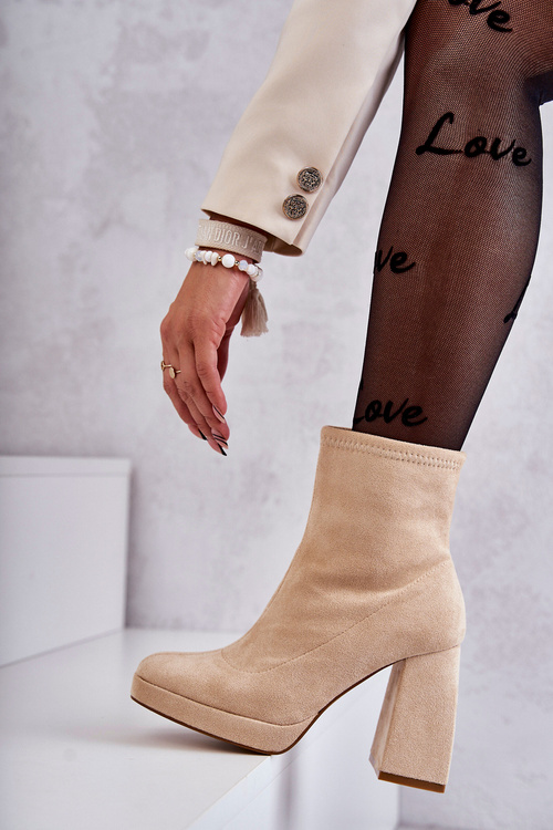 Dámsky semišový jasný bukový topánky Ramira