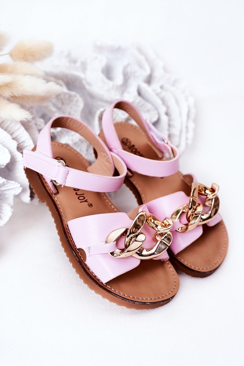 Dětské Sandály S řetězem Fialové Buffy