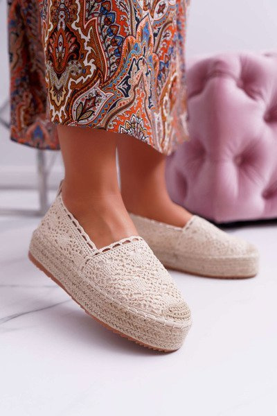 Dámské Espadrilky béžové Desante