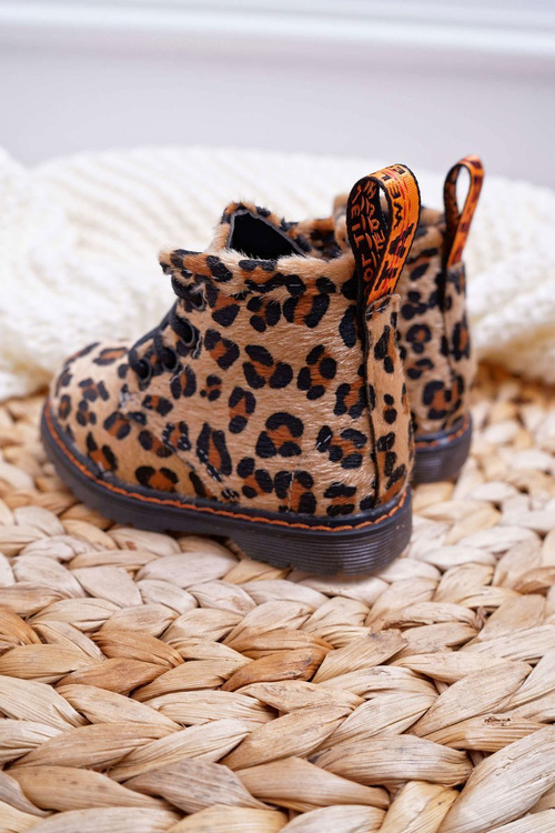 Dětské Boty Se Zipem Leopard Lilo