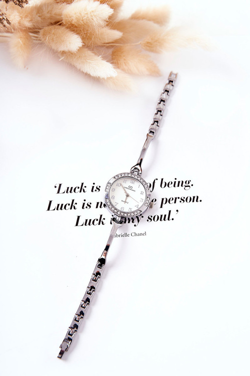 Dámské Hodinky Giorgio&Dario Se Zirkony Stříbrné