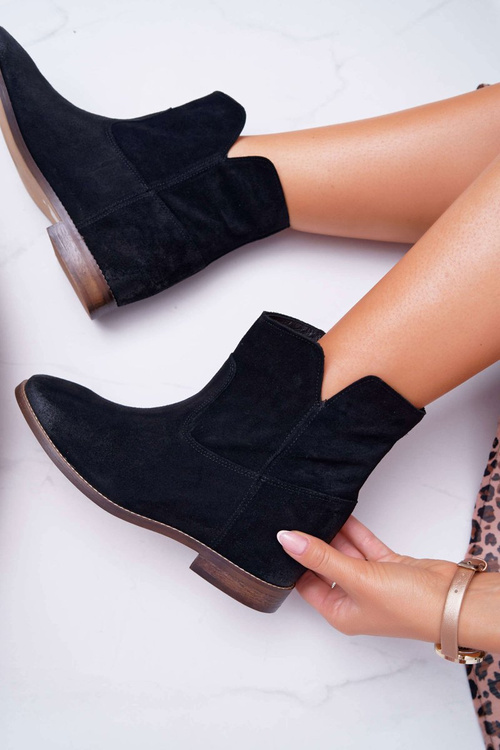 Dámské Kotníkové Boty Černé Nicole 2419