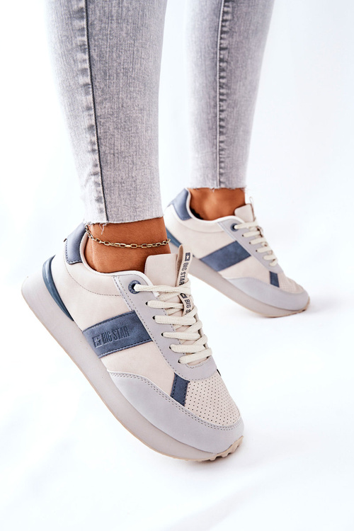 Sportovní obuv Memory Foam Big Star II274397 Šedomodrá