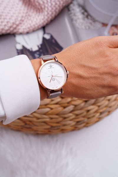 Dámské Hodinky Michael John šedé Mentals