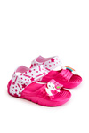 Dětské lehké sandály s důvěryhodnými dekoracemi Tmave růžovými Trusty
