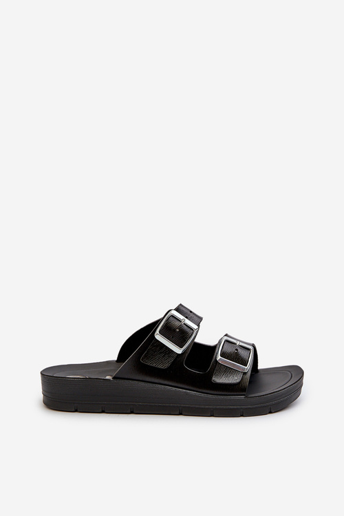 Pohodlné Dámské Žabky S Sponami Inblu CP000034 Černé