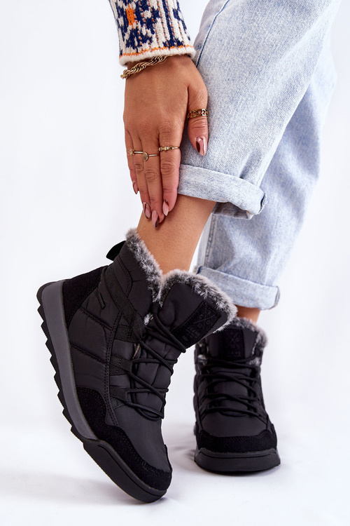 Dámské zateplené sněhule Cross Jeans KK2R4016C Black