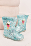 Galoshes Blue Brocade Galoshes s ľadom