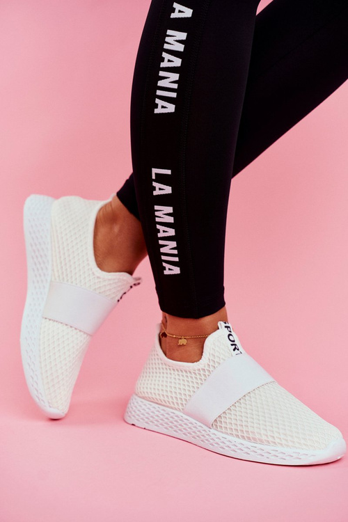 Dámská Sportovní Obuv Slip-on Bílé La Fiesta
