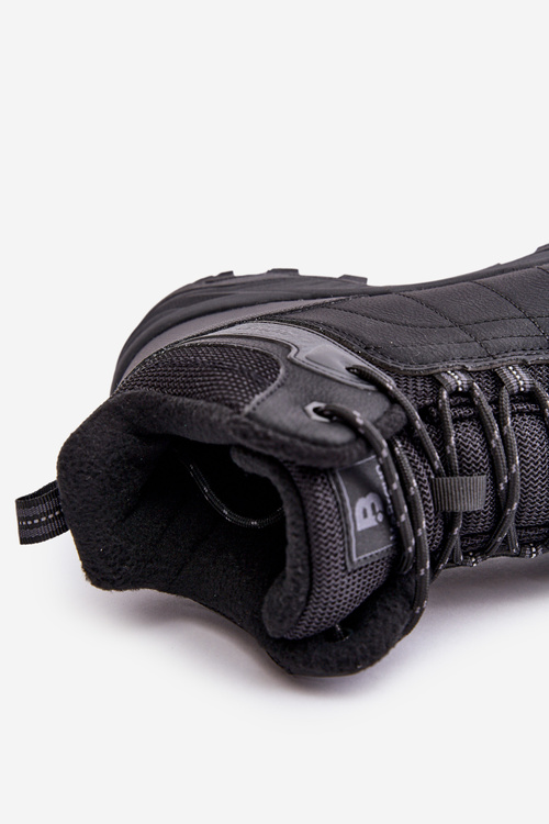 Zateplené Lehká Pánská Trekingová Obuv McBraun Černá