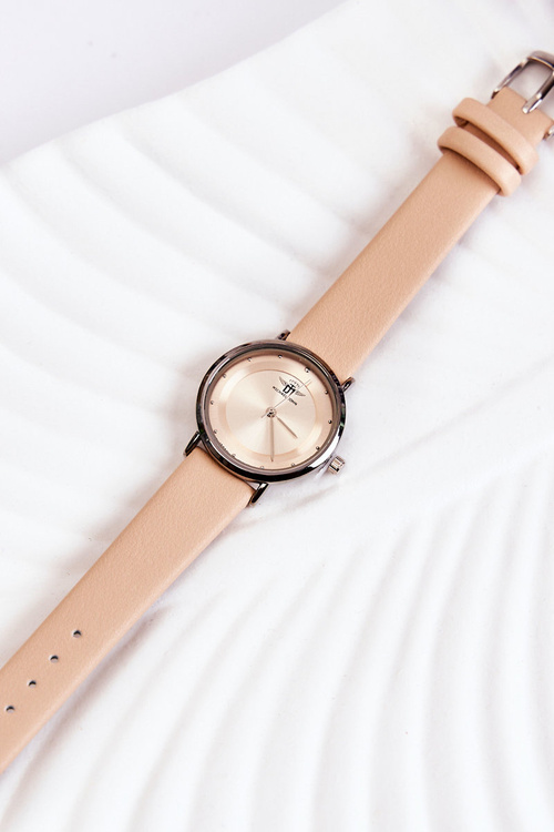 Dámské hodinky Michael John Paule Silver-Beige