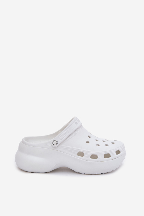 Dámské Pěnové Pantofle Na Masivní Podešvi Big Star RR274A119 Bílé