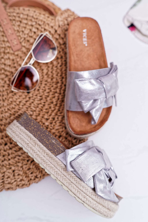 Dámske papuče Vices Silver 6275