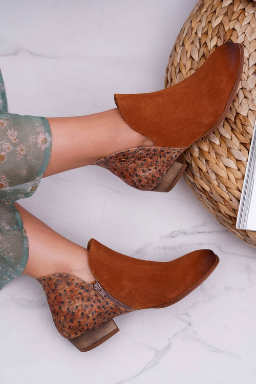 Dámske kožené topánky Maciejka Rude 04091-49