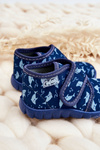 Detské topánky Papcie Befado Sharks 465P089 Navy Blue