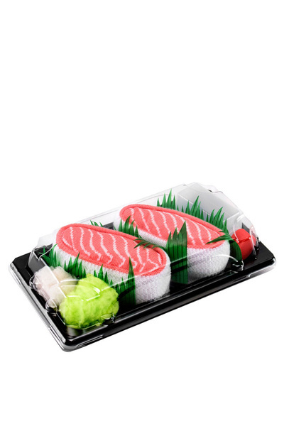 Duhové ponožky Sushi 1 pár losos