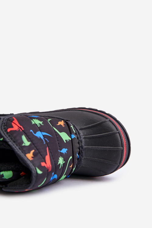 Dětské Sněhule Na Suchý Zip Lee Cooper LCJ-24-44-2861K Černé