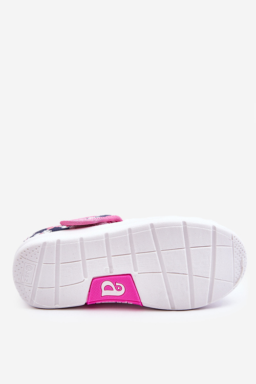 Dětské balerínky v květech námořnických modro-růžových Noah