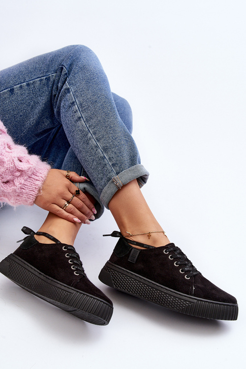 Dámské tenisky Big Star NN276005 Memory Foam System Černé