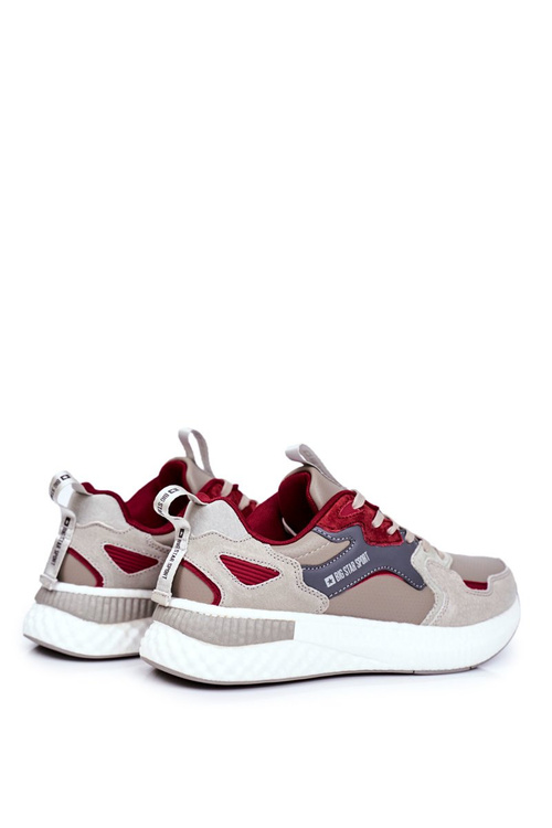 Pánská Sportovní Obuv Big Star Sede Burgundske GG174463