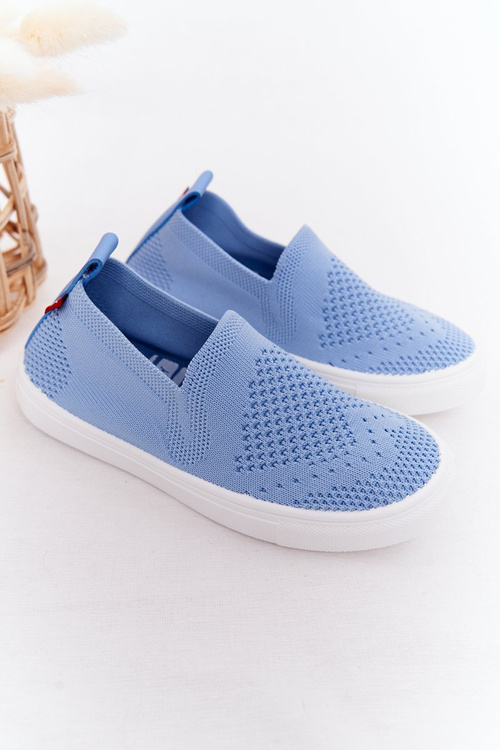 Dětské Nazouvací Tenisky Slip-On Big Star HH374108 Modré