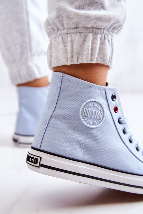 Dámske vysoké tenisky Veľká hviezda JJ274209 Blue