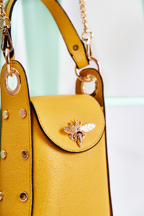 Malá dámská kabelka s Ornamentem žlutá Ellies