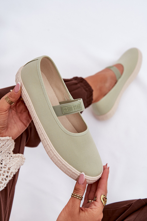 Dámské Tenisky Big Star NN274604 Světlezelené