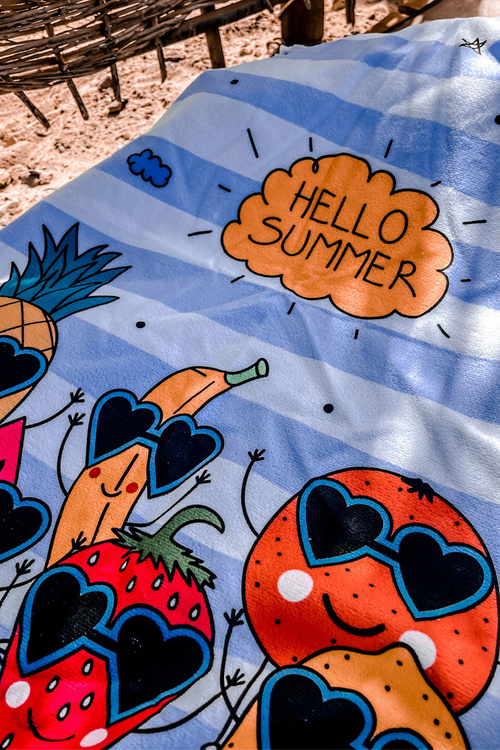 Batohová taška 3in1 biele a modré pruhy