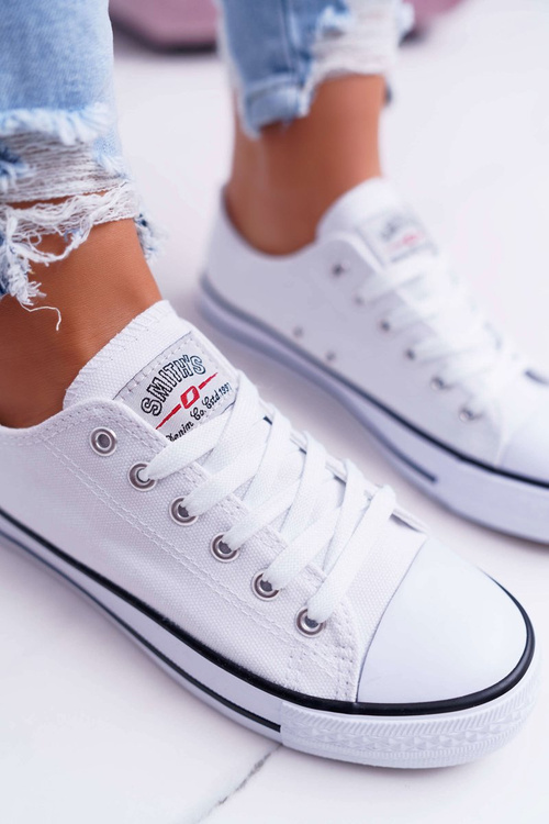 Nízké Dámské Tenisky Smith's bílé