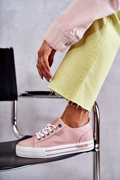 Nízké dámské tenisky Big Star KK274016 Růžová