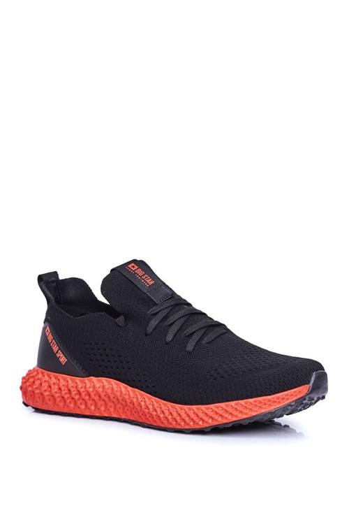 Pánske športové topánky Big Star Black FF174234