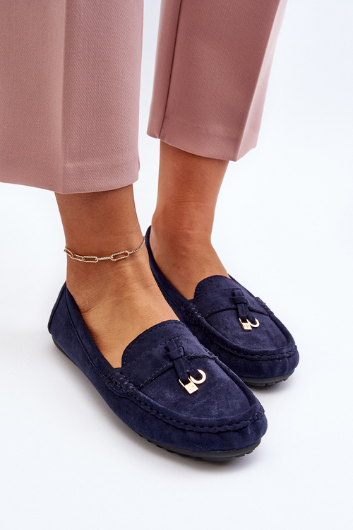 Dámske námornícke klasické semišové mokasíny Ontala