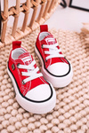 Dětské Klasické Tenisky Nízké BIG STAR HH374092 červené