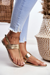 Lu Boo Golden Mirror Sandals Japonec Nora II Gat.