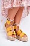 Dámské Espadrilky Žluté India