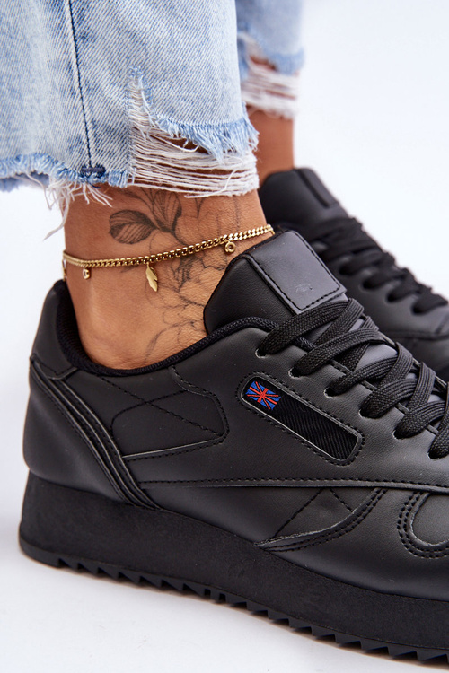 Čierna Merida Laced Leather Sports topánky